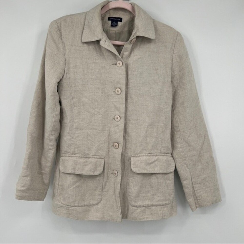 Ann Taylor Linen Blend Blazer